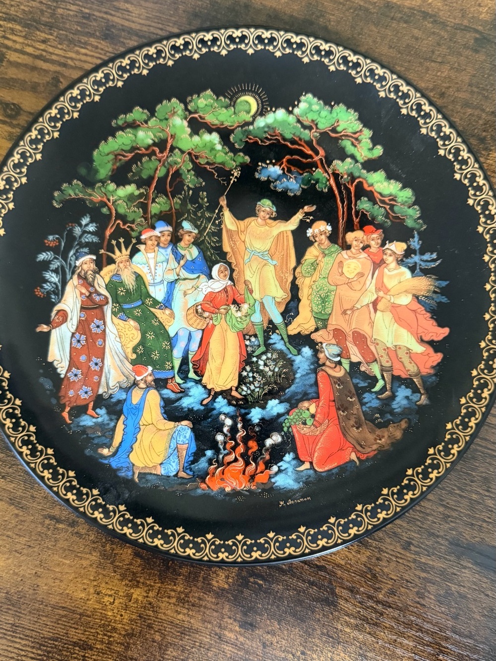 Russian Fairy Tale Collector Plate #10